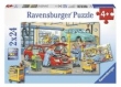 Puzzle Warsztat samochodowy i stacja benzynowa 2x24