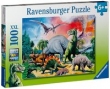 Puzzle XXL Pośród dinozaurów 100