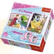 Puzzle Zakochana Śnieżka 2w1+memos