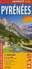 Pyrenees Mapa turystyczna 1:300 000