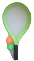 Rakietki siatkowe plażowe 56 cm + 2 piłeczki zielone