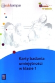 Razem w szkole. Klasa 1, szkoła podstawowa. Karty badań umiejętności