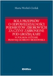 Rola przepisów o odpowiedzialności podmiotów zbiorowych za czyny zabronione pod groźbą kary