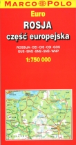 Rosja część europejska mapa 1:750 000 Marco Polo
