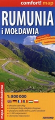 Rumunia i Mołdawia mapa samochodowa 1:800 000