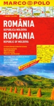 Rumunia Mołdawia mapa samochodowa 1:800 000 Marco Polo