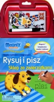 Rysuj i pisz. Sklep ze zwierzątkami. Książeczka + magnesy