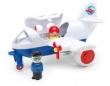 Samolot pasażerski z pilotem mix
