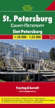 Sankt Petersburg mapa 1:20 000 F&B