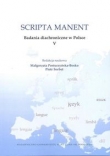 Scripta manent