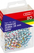 Spinacze zebra 28 mm 80 szt.