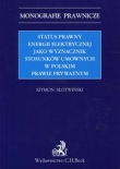 Status prawny energii elektrycznej jako wyznacznik stosunków umownych w polskim prawie prywatnym