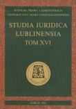 Studia Iuridica Lublinensia tom  XVI