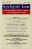 Studia Regionalne i Lokalne 1 (59) 2015