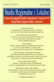 Studia Regionalne i Lokalne 2 (52) 2013