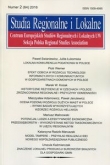 Studia Regionalne i Lokalne 2016/2