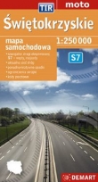 Świętokrzyskie. Mapa samochodowa