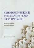 Swoistość procedur publicznego prawa gospodarczego