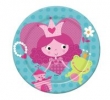 Talerzyki papierowe Księżniczka 18 cm 6 sztuk
