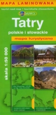 Tatry Polskie i Słowackie mapa turystyczna 1:50 00