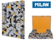 Teczka MILAN A4 gruba z gumką CUBE