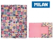 Teczka MILAN A4 w twardej oprawie z gumą SHAPES