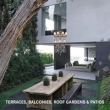 Terraces, Balconies, Roof Gardens