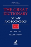 The Great Dictionary of Law and Economics Vol I English - Polish