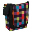 Torba na ramię listonoszka Kolorowa szachownica