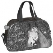 Torba sportowa Horse czarno-szara
