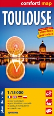 Toulouse laminowany plan miasta 1:15 000