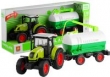 Traktor z przyczepą cysterna dźwięki napęd 37,5 cm