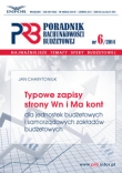 Typowe zapisy stron wn i ma kont dla jednostek budżetowych  i samorządowych  zakładów budżetowych