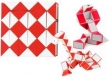 Układanka Logiczna Wąż Rubika Magia 62 cm Czerwony