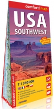 USA Południowo-Zachodnie (South-West USA) comfort! map laminowana mapa samochodowo - turystyczna 1:1 350 000