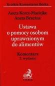 Ustawa o pomocy osobom uprawnionym do alimentów Komentarz