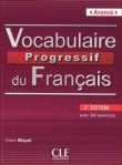 Vocabulaire Progressif du Francais Avance książka z CD 2 edycja