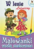 W lesie leśniczy. Malowanka wodna