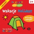 Wakacje Kolorowanki polsko-angielskie z naklejkami