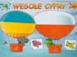 Wesołe cyfry. Kolorowanka z naklejkami