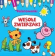 Wesołe zwierzaki Kolorowanki z naklejkami