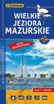 Wielkie Jeziora Mazurskie 1:50 000 mapa laminowana