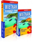 Wietnam, Kambodża, Laos 3w1: przewodnik + atlas + mapa