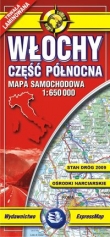 Włochy Część Północna mapa samochodowa 1:650 000