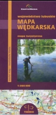 Województwo lubuskie Mapa wędkarska Mapa turystyczna 1:200 000