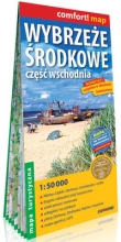 Wybrzeże Środkowe część wschodnia; laminowana mapa turystyczna 1:50 000