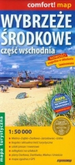Wybrzeże Środkowe część wschodnia laminowana mapa turystyczna 1:50 000