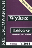 Wykaz leków refundowanych. Obowiązuje od 1 września. Numer V/2014