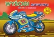 Wyścigi motocykli Koloruj i naklejaj