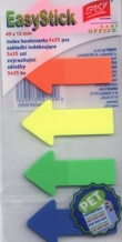 Zakładki indeksujące neonowe 45x12 mm 5x25 sztuk